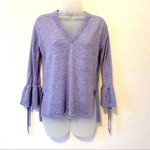 J. Crew Purple Merino Wool Sweater